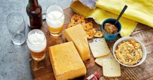 a cheese and beer pairing