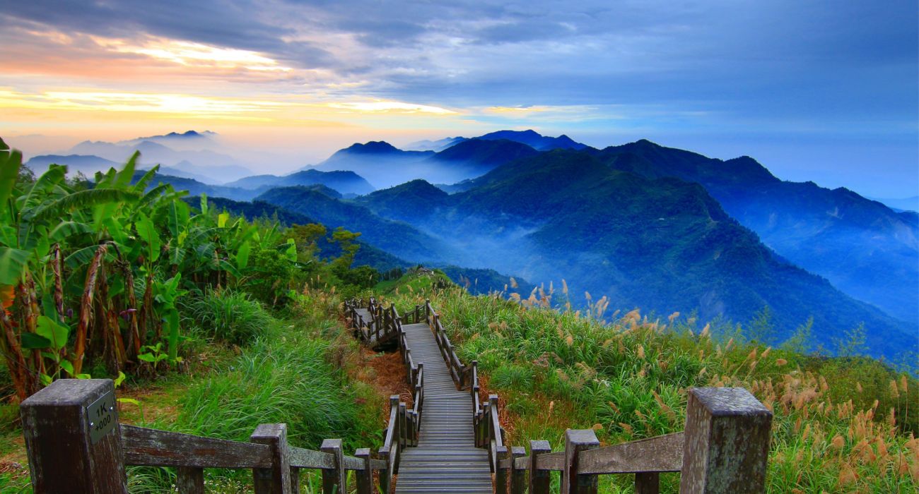 Jacob White Cloud Mountains em Taiwan