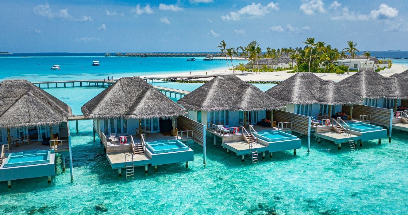 um resort nas maldivas