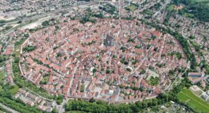 Nördlingen, Germany from the air