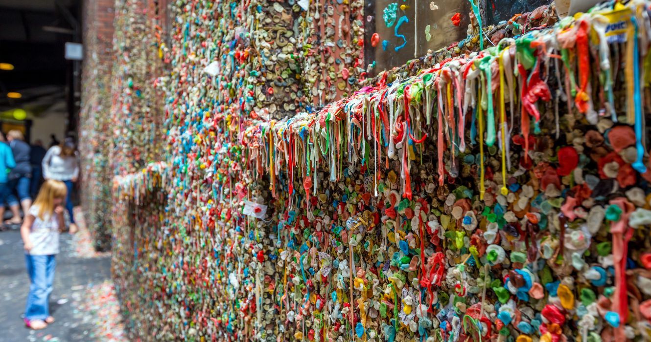 the gum wall em seattle no pike place market