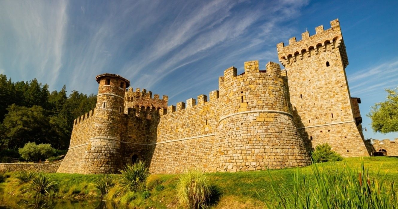 Castello di Amorosa do século XIII em Napa Valley