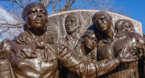Harriet Tubman Statue in Boston's South End neighborhood