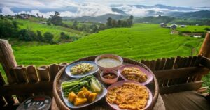 food with a view in chiang mai, thailand