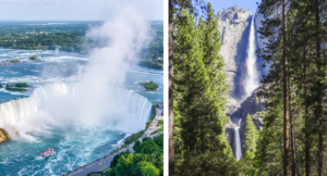 Niagara Falls & Yosemite Falls