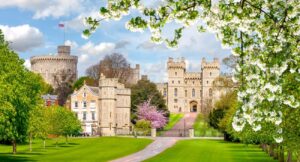 Windsor castle in spring, London