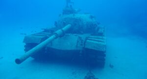 Tank Of An Underwater Museum