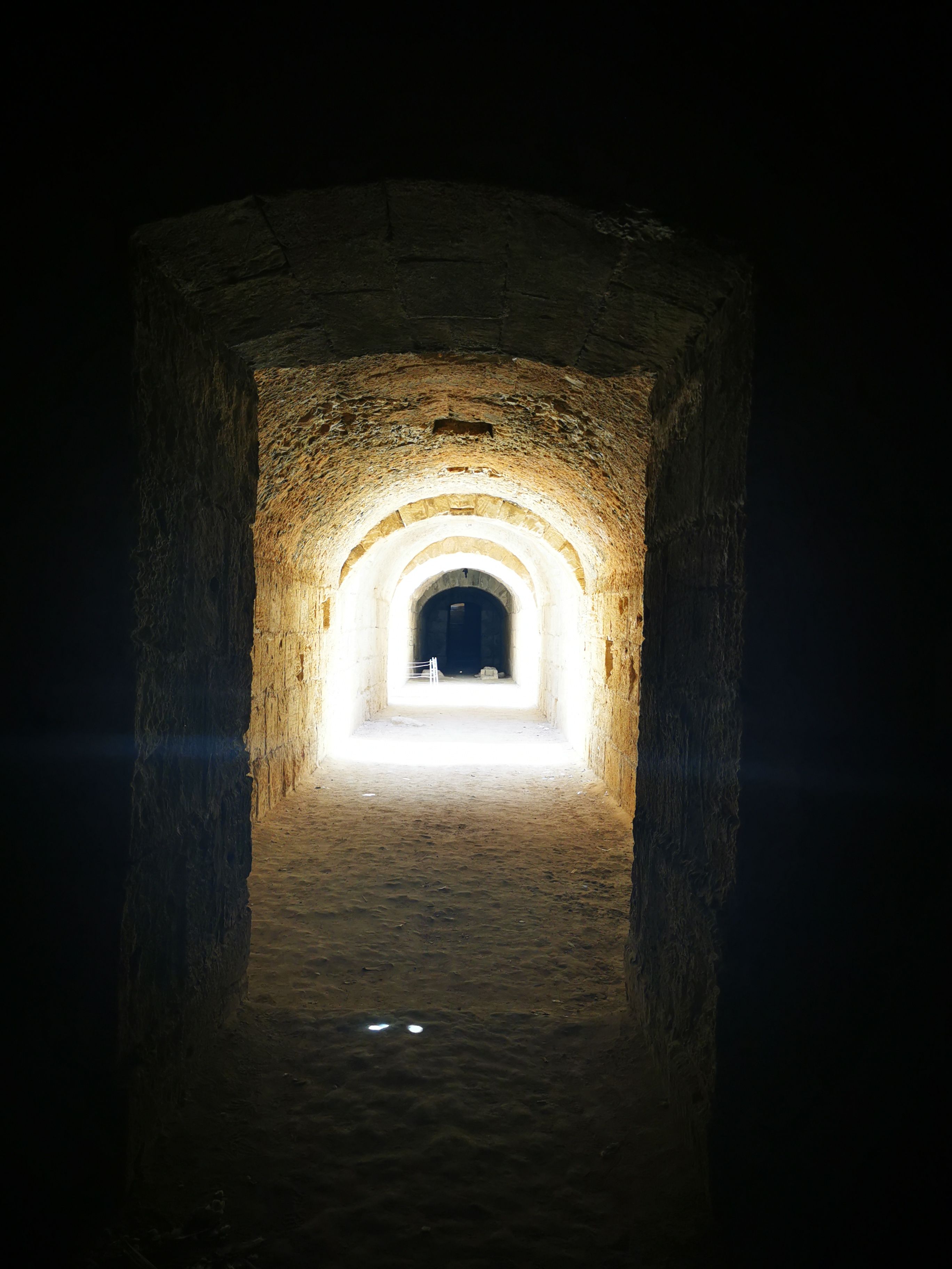 Túneis sob o anfiteatro de El Jem