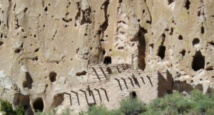 Ruins Of The Ancestral Pueblos At Bandelier National Monument
