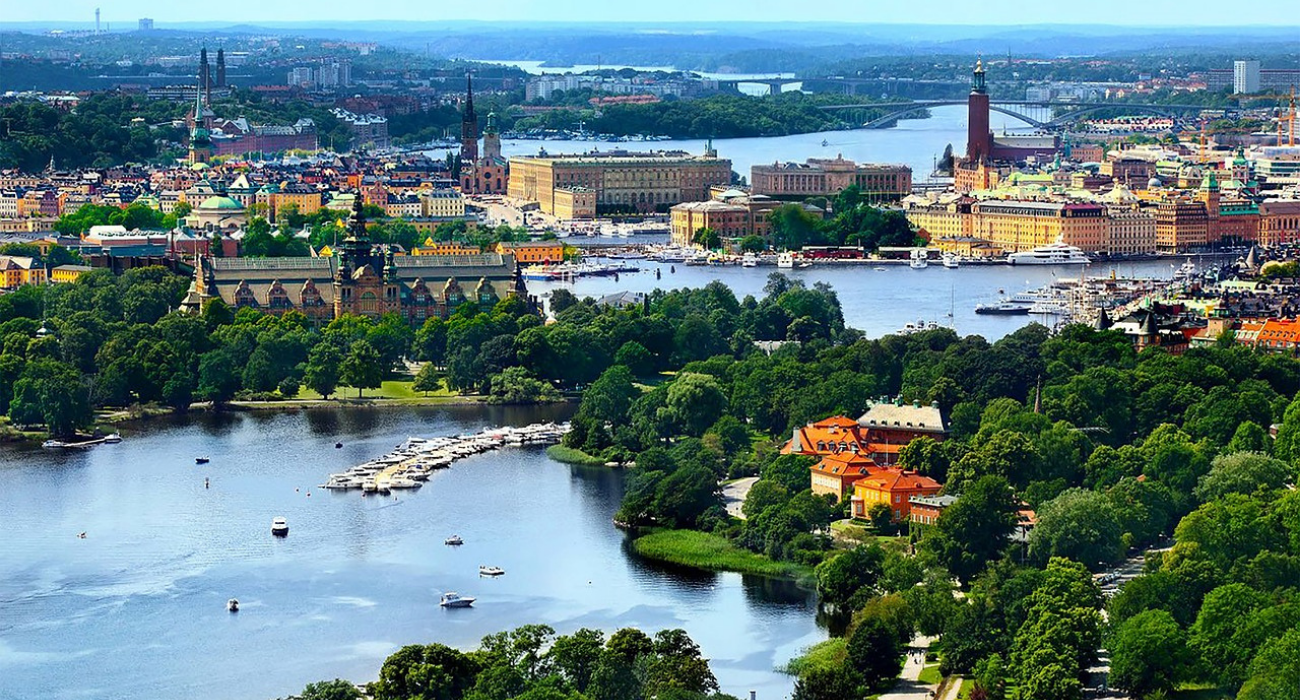 Vista de Estocolmo na Suécia