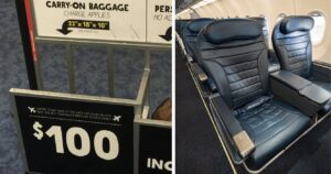 spirit airline charges $100 for a carry on, the seats on spirit airlines are uncomfortable and crowded