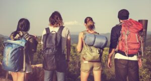 Backpackers With backpacks